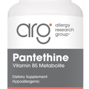 ARG Pantethine 660 mg - Suplemento de Metabolismo com Vitamina B5 para Energia e Saúde Metabólica