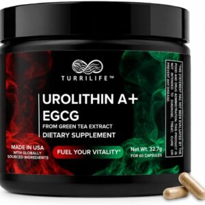Suplemento Premium de Urolithin A 500mg com EGCG de Chá Verde - Vitalidade e Bem-Estar Diário