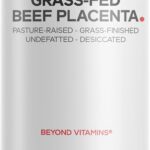 Codeage Placenta Bovina de Carne Grass-Fed - Suplemento Nutricional Completo 180 Cápsulas