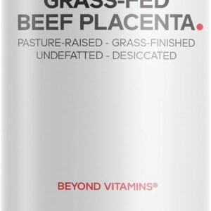 Codeage Placenta Bovina de Carne Grass-Fed - Suplemento Nutricional Completo 180 Cápsulas