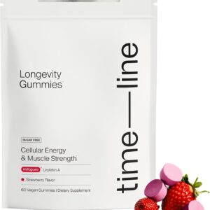 Gomas de Urolithin A Mitopure Timeline - Suporte Clínico para Energia Celular e Longevidade