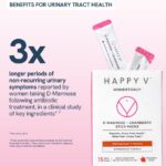 Happy V D-Mannose + Cranberry 15 Stick Packs - Suporte Natural para a Saúde do Trato Urinário Feminino - 5