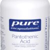 Ácido Pantotênico Pure Encapsulations 120 Cápsulas - Aumento de Energia Celular e Metabolismo