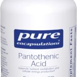 Ácido Pantotênico Pure Encapsulations 120 Cápsulas - Aumento de Energia Celular e Metabolismo