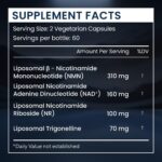 Renue By Science NAD+ Complete - Suplemento Lipossomal de NAD+ com NMN e NR para Saúde Celular - 8