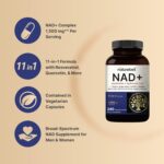 NatureBell NAD+ 11 em 1 Complexo 1.500 mg - Suplemento Vegano com Resveratrol e CoQ10 - 3