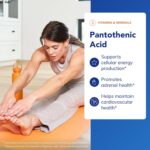 Ácido Pantotênico Pure Encapsulations 120 Cápsulas - Aumento de Energia Celular e Metabolismo - 3