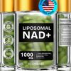 Suplemento Lipossomal de NAD+ 500mg com Resveratrol - Energia Celular e Vitalidade Diária