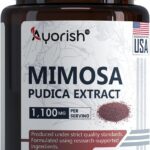 Extrato de Mimosa Pudica 10:1 - 1100mg em Cápsulas Veganas para Suporte Herbal