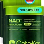 Cata-Kor Liposomal NAD com Resveratrol - Suplemento Avançado para Energia Celular e Função Mitocondrial - 13