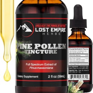 Extrato de Pólen de Pinho - Tintura Líquida Natural para Aumento de Testosterona e Vitalidade Masculina