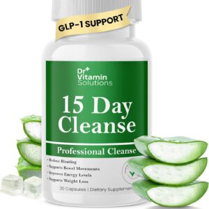 Detox 15 Dias Dr Vitamins Solutions - Limpeza Intestinal e Alívio de Inchaço e Constipação