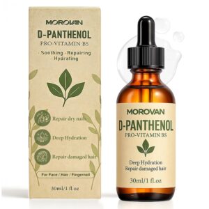 Morovan D-Panthenol Liquid 30ml - Hidratante para Pele, Cabelos e Unhas com Vitamina B5