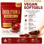 Suplemento Urolithin A 2500mg com NAD+ - Fórmula de Longevidade e Energia - 5