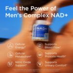Suplemento de NAD para Homens - Aumento de Energia Celular e Saúde Prostata com Resveratrol e CoQ10 - 3