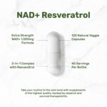 Suplemento de NAD+ e Resveratrol 1.000mg - Força Extra para Energia e Vitalidade - 3
