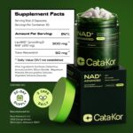 Cata-Kor Liposomal NAD com Resveratrol - Suplemento Avançado para Energia Celular e Função Mitocondrial - 8