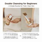 SKIN1004 Centella Double Cleansing Duo - Conjunto de Limpeza Facial com Óleo e Espuma Hidratante - 8