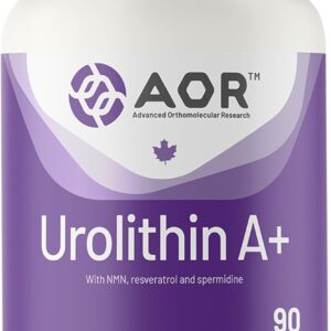 AOR Urolithin A+ com NMN e Resveratrol - Fórmula Avançada para Longevidade e Vitalidade