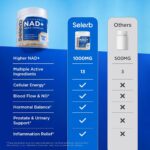 Suplemento de NAD para Homens - Aumento de Energia Celular e Saúde Prostata com Resveratrol e CoQ10 - 9