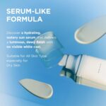 SKIN1004 Hyalu-Cica Water-Fit Sun Serum UV - Protetor Solar FPS 50 com Textura Leve e Hidratante - 5
