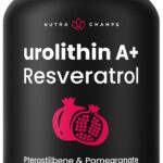 Urolithin A+ NutraChamps - Suplemento Avançado para Vitalidade e Longevidade com Resveratrol e Pomegranate