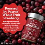 Cranberry Pills para Mulheres - Mistura de Defesa UTI com 60 Cápsulas Rápidas - 5