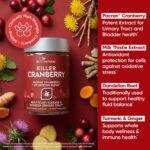 Cranberry Pills para Mulheres - Mistura de Defesa UTI com 60 Cápsulas Rápidas - 4