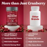 Cranberry Pills para Mulheres - Mistura de Defesa UTI com 60 Cápsulas Rápidas - 6