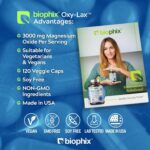 biophix Oxy-Lax 750 mg - Laxativo Natural com Magnésio para Constipação Ocasional - 3