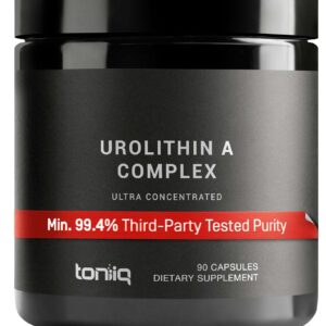 Toniiq Urolithin A 1.500mg - Suplemento Avançado com Complexo 4 em 1 para Saúde e Vitalidade