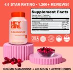 Hey Girl D-Mannose 1000mg - Suplemento Natural para Saúde do Trato Urinário e alívio de Cistite - 2