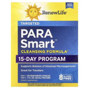 Fórmula de Limpeza ParaSmart™ Renew Life - Detox e Limpeza Intestinal em 15 Dias