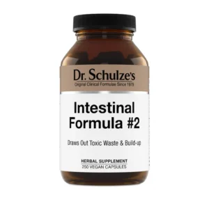 Fórmula Intestinal #2 Dr. Schulze 250 Cápsulas - Limpeza Intestinal Eficaz e Saúde Digestiva