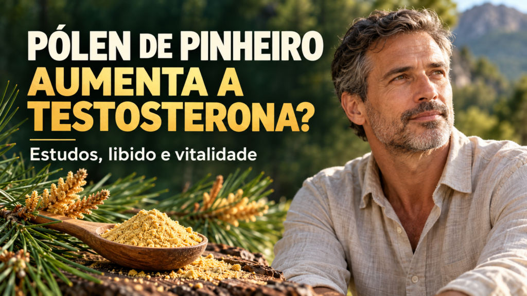 Pólen de Pinheiro Aumenta a Testosterona? Estudos, Libido e Vitalidade