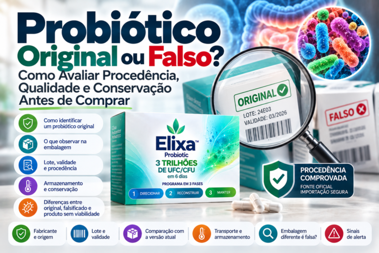 Probiótico Original ou Falso? Como Avaliar Procedência, Qualidade e Conservação Antes de Comprar