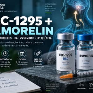 CJC-1295 Sem DAC Kimera Chems 5mg - Peptídeo Sintético para Pesquisa em Endocrinologia