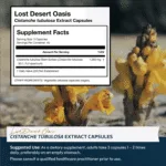 Cápsulas de Extrato de Cistanche Tubulosa Lost Desert Oasis - Vitalidade e Suporte Adaptogênico - 6