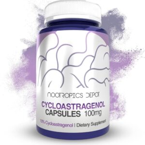 Cápsulas de Cycloastragenol 10% Nootropics Depot - Suporte à Saúde Celular e Envelhecimento Saudável