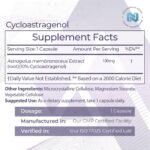 Cápsulas de Cycloastragenol 10% Nootropics Depot - Suporte à Saúde Celular e Envelhecimento Saudável - 2