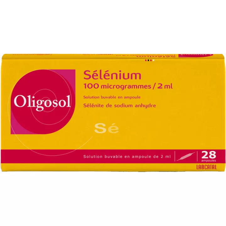 Oligosol Selênio 100 mcg Labcatal – 28 Ampolas de 2 ml