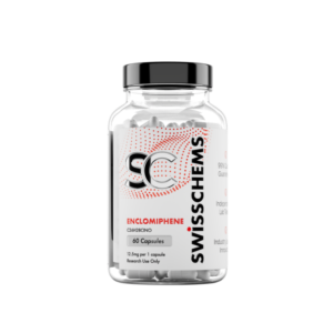 Enclomifeno 12,5mg - Pesquisa de Alta Pureza em 60 Cápsulas para Estudos de SERM