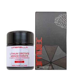 Pó de Monoidrato de Orotato de Lítio Umbrella Labs 1g - Para Pesquisa Laboratorial Exclusiva