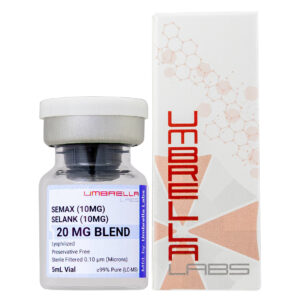Blend de Peptídeos Selank e Semax 20mg - Pesquisa Laboratorial Avançada