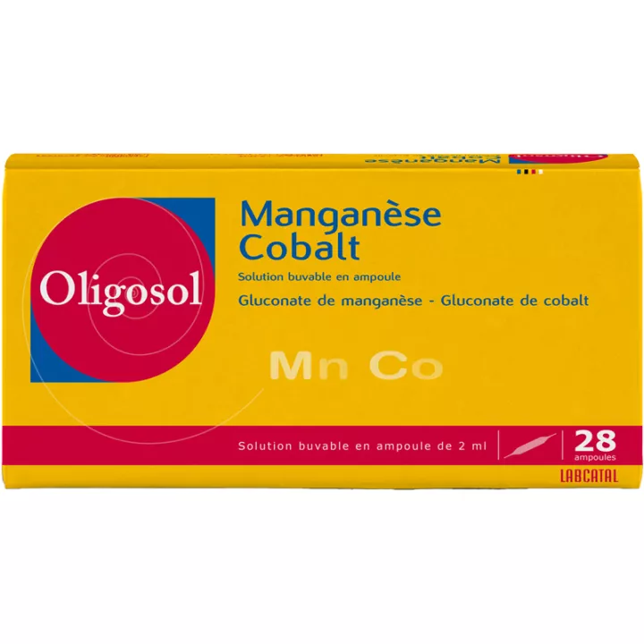 Oligosol Manganês Cobalto Labcatal – 28 Ampolas