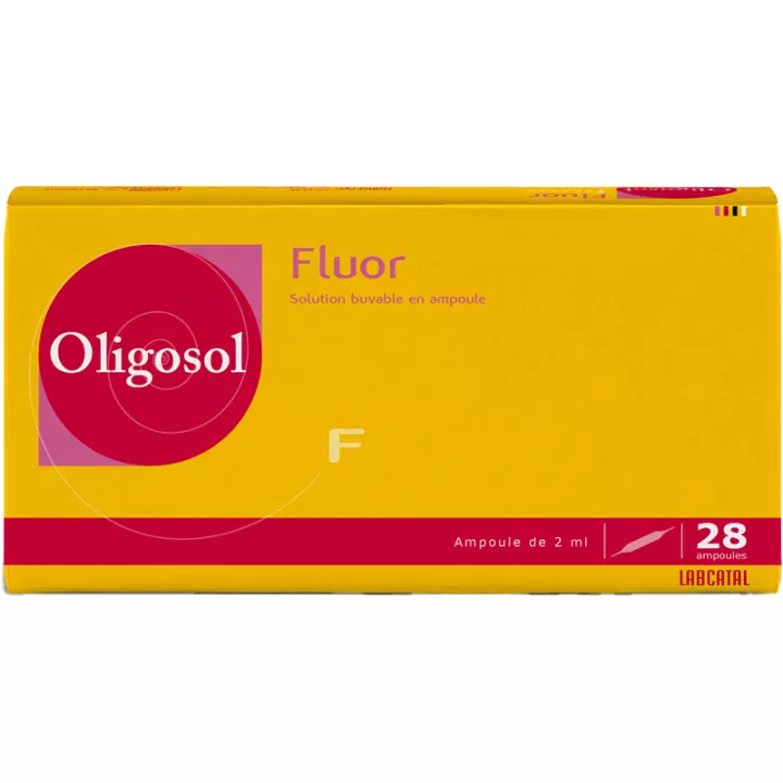 Oligosol Fluor Labcatal 28 Ampolas – Modificador do Terreno para Lesões Ligamentares e Saúde Óssea
