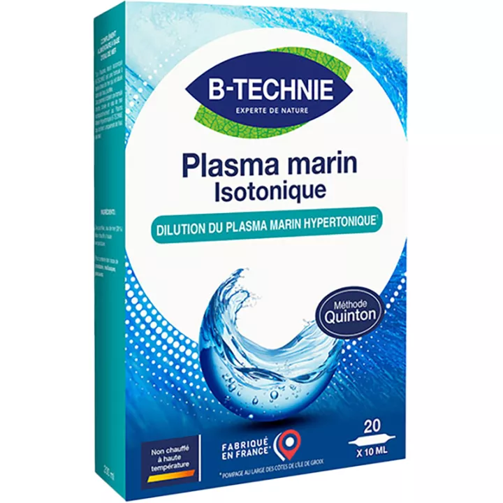 Plasma Marinho Isotônico Método Quinton B-Technie – 20 Ampolas de 10 ml
