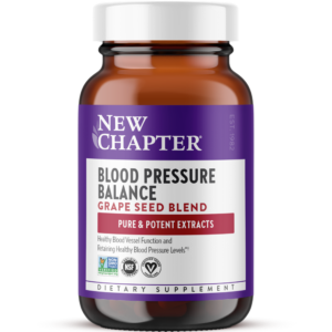 Frasco de Blood Pressure Balance Grape Seed Blend New Chapter