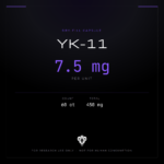YK-11 Myostine Kimera Chems - Pesquisa Laboratorial com SARM Esteroidal de Alta Pureza - Dry-Fill cápsula 60ct/7.5mg/450mg